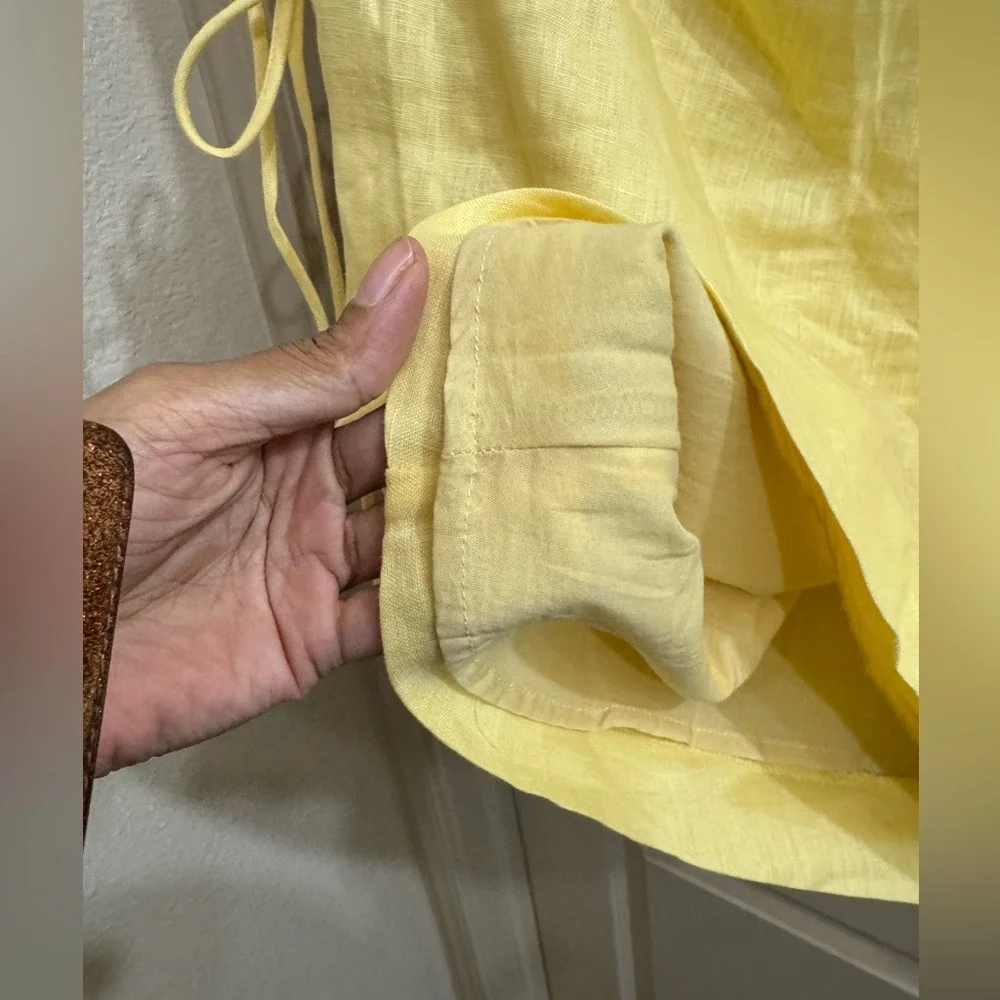 NWT Yellow One-Shoulder Dress - Picture 5 of 9